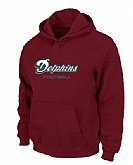 Miami Dolphins Authentic font Pullover Hoodie Red,baseball caps,new era cap wholesale,wholesale hats