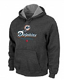 Miami Dolphins Critical Victory Pullover Hoodie D.Grey,baseball caps,new era cap wholesale,wholesale hats