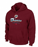 Miami Dolphins Critical Victory Pullover Hoodie RED,baseball caps,new era cap wholesale,wholesale hats