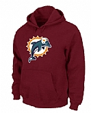 Miami Dolphins Logo Pullover Hoodie Red,baseball caps,new era cap wholesale,wholesale hats