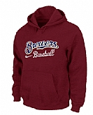 Milwaukee Brewers Pullover Hoodie red,baseball caps,new era cap wholesale,wholesale hats