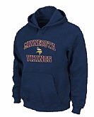 Minnesota Vikings Heart x26 Soul Pullover Hoodie Navy Blue,baseball caps,new era cap wholesale,wholesale hats