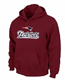 New England Patriots Authentic Logo Pullover Hoodie Red,baseball caps,new era cap wholesale,wholesale hats