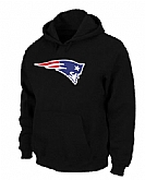 New England Patriots Logo Pullover Hoodie Black,baseball caps,new era cap wholesale,wholesale hats