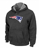 New England Patriots Logo Pullover Hoodie Navy Grey,baseball caps,new era cap wholesale,wholesale hats