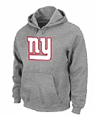 New York Giants Authentic Logo Pullover Hoodie Grey NY,baseball caps,new era cap wholesale,wholesale hats
