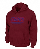 New York Giants Authentic font Pullover Hoodie Red,baseball caps,new era cap wholesale,wholesale hats