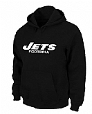 New York Jets Authentic font Pullover Hoodie Black,baseball caps,new era cap wholesale,wholesale hats