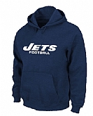 New York Jets Authentic font Pullover Hoodie Navy Blue,baseball caps,new era cap wholesale,wholesale hats