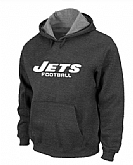 New York Jets Authentic font Pullover Hoodie Navy Grey,baseball caps,new era cap wholesale,wholesale hats