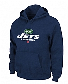 New York Jets Critical Victory Pullover Hoodie D.Blue,baseball caps,new era cap wholesale,wholesale hats