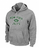 New York Jets Heart x26 Soul Pullover Hoodie Grey,baseball caps,new era cap wholesale,wholesale hats