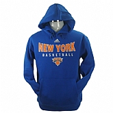 New York Knicks Team Logo Blue Pullover Hoody,baseball caps,new era cap wholesale,wholesale hats