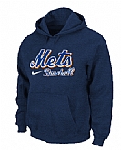New York Mets Pullover Hoodie D.Blue,baseball caps,new era cap wholesale,wholesale hats