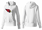 Nike Arizona Cardinals Team Logo White Women Pullover Hoodies (2),baseball caps,new era cap wholesale,wholesale hats
