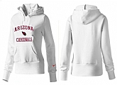 Nike Arizona Cardinals Team Logo White Women Pullover Hoodies (3),baseball caps,new era cap wholesale,wholesale hats