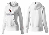 Nike Arizona Cardinals Team Logo White Women Pullover Hoodies (4),baseball caps,new era cap wholesale,wholesale hats