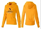Nike Arizona Cardinals Team Logo Yellow Women Pullover Hoodies (3),baseball caps,new era cap wholesale,wholesale hats