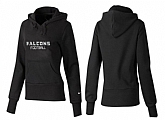 Nike Atlanta Falcons Team Logo Black Women Pullover Hoodies (1),baseball caps,new era cap wholesale,wholesale hats