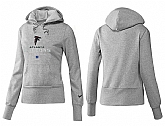 Nike Atlanta Falcons Team Logo Gray Women Pullover Hoodies (3),baseball caps,new era cap wholesale,wholesale hats