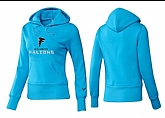 Nike Atlanta Falcons Team Logo L.Blue Women Pullover Hoodies (5),baseball caps,new era cap wholesale,wholesale hats
