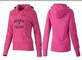 Nike Atlanta Falcons Team Logo Pink Women Pullover Hoodies (3),baseball caps,new era cap wholesale,wholesale hats
