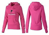 Nike Atlanta Falcons Team Logo Pink Women Pullover Hoodies (5),baseball caps,new era cap wholesale,wholesale hats