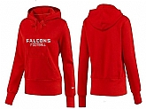 Nike Atlanta Falcons Team Logo Red Women Pullover Hoodies (1),baseball caps,new era cap wholesale,wholesale hats