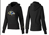 Nike Baltimore Ravens Team Logo Black Women Pullover Hoodies (2),baseball caps,new era cap wholesale,wholesale hats