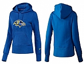Nike Baltimore Ravens Team Logo Blue Women Pullover Hoodies (2),baseball caps,new era cap wholesale,wholesale hats