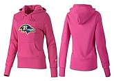 Nike Baltimore Ravens Team Logo Pink Women Pullover Hoodies (5),baseball caps,new era cap wholesale,wholesale hats