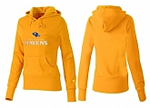 Nike Baltimore Ravens Team Logo Yellow Women Pullover Hoodies (4),baseball caps,new era cap wholesale,wholesale hats