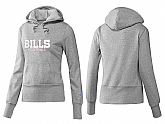 Nike Buffalo Bills Team Logo Gray Women Pullover Hoodies (5),baseball caps,new era cap wholesale,wholesale hats