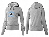 Nike Carolina Panthers Team Logo Gray Women Pullover Hoodies (3),baseball caps,new era cap wholesale,wholesale hats