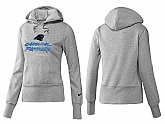 Nike Carolina Panthers Team Logo Gray Women Pullover Hoodies (4),baseball caps,new era cap wholesale,wholesale hats