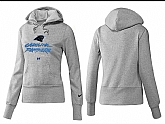 Nike Carolina Panthers Team Logo Gray Women Pullover Hoodies (5),baseball caps,new era cap wholesale,wholesale hats