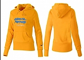 Nike Carolina Panthers Team Logo Yellow Women Pullover Hoodies (5),baseball caps,new era cap wholesale,wholesale hats