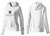 Nike Cincinnati Bengals Team Logo White Women Pullover Hoodies (1),baseball caps,new era cap wholesale,wholesale hats