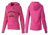 Nike Cleveland Browns Team Logo Pink Women Pullover Hoodies (1),baseball caps,new era cap wholesale,wholesale hats