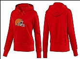 Nike Cleveland Browns Team Logo Red Women Pullover Hoodies (1),baseball caps,new era cap wholesale,wholesale hats