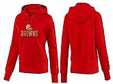 Nike Cleveland Browns Team Logo Red Women Pullover Hoodies (3),baseball caps,new era cap wholesale,wholesale hats