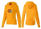 Nike Cleveland Browns Team Logo Yellow Women Pullover Hoodies (1),baseball caps,new era cap wholesale,wholesale hats
