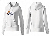 Nike Denver Broncos Team Logo White Women Pullover Hoodies (1),baseball caps,new era cap wholesale,wholesale hats