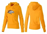 Nike Denver Broncos Team Logo Yellow Women Pullover Hoodies (1),baseball caps,new era cap wholesale,wholesale hats