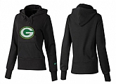 Nike Green Bay Packers Team Logo Black Women Pullover Hoodies (1),baseball caps,new era cap wholesale,wholesale hats