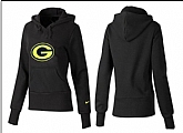 Nike Green Bay Packers Team Logo Black Women Pullover Hoodies (5),baseball caps,new era cap wholesale,wholesale hats