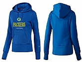 Nike Green Bay Packers Team Logo Blue Women Pullover Hoodies (3),baseball caps,new era cap wholesale,wholesale hats