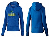 Nike Green Bay Packers Team Logo Blue Women Pullover Hoodies (4),baseball caps,new era cap wholesale,wholesale hats