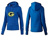 Nike Green Bay Packers Team Logo Blue Women Pullover Hoodies (5),baseball caps,new era cap wholesale,wholesale hats