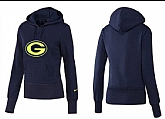 Nike Green Bay Packers Team Logo D.Blue Women Pullover Hoodies (2),baseball caps,new era cap wholesale,wholesale hats